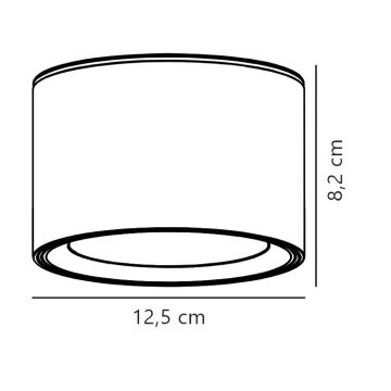 Nordlux - Faretto LED da bagno LANDON LED/6,5W/230V IP44 bianco