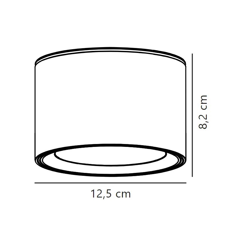 Nordlux - Faretto LED da bagno LANDON LED/6,5W/230V IP44 nero