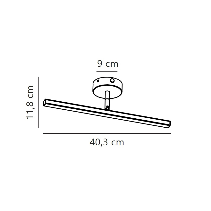 Nordlux - Illuminazione a LED per specchi da bagno IP LED/6,2W/230V IP44 40 cm cromo opaco