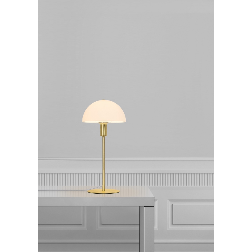 Nordlux - Lampada da tavolo ELLEN 1xE14/40W/230V oro/bianco