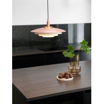 Nordlux - Lampadario a sospensione con filo BRETAGNE 1xG9/25W/230V Oro rosa