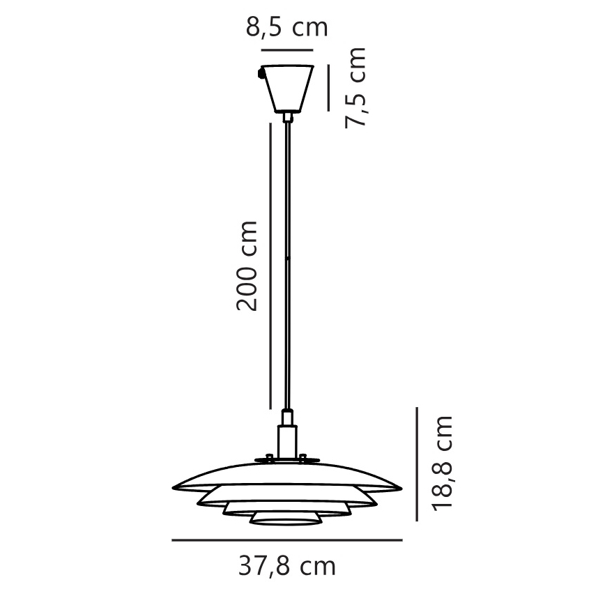 Nordlux - Lampadario a sospensione con filo BRETAGNE 1xG9/25W/230V Oro rosa