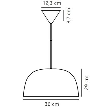 Nordlux - Lampadario a sospensione con filo CERA 1xE27/60W/230V oro