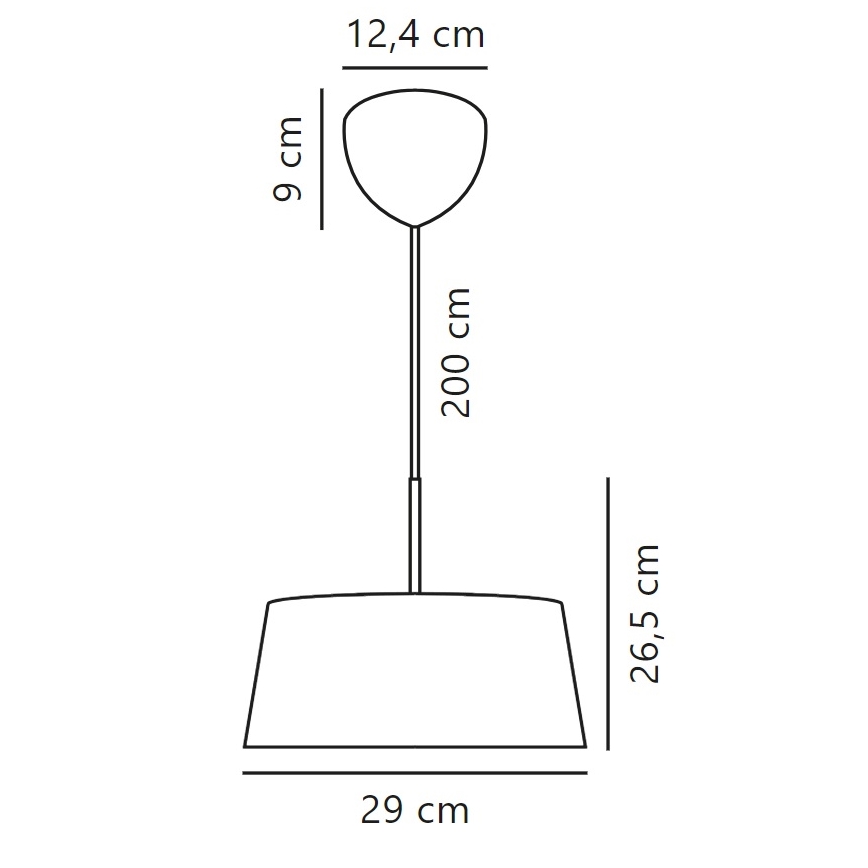 Nordlux - Lampadario a sospensione con filo CLASI 3xE14/10W/230V diametro 29 cm