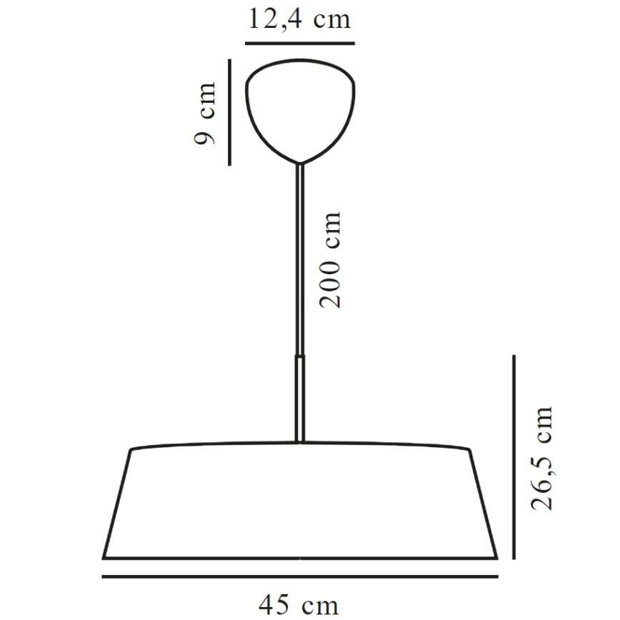 Nordlux - Lampadario a sospensione con filo CLASI 3xE14/15W/230V diametro 45 cm