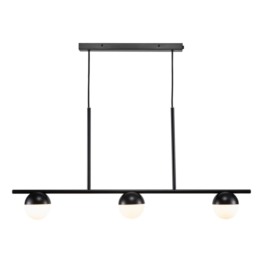 Nordlux - Lampadario a sospensione con filo CONTINA 3xG9/5W/230V nero