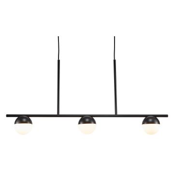 Nordlux - Lampadario a sospensione con filo CONTINA 3xG9/5W/230V nero