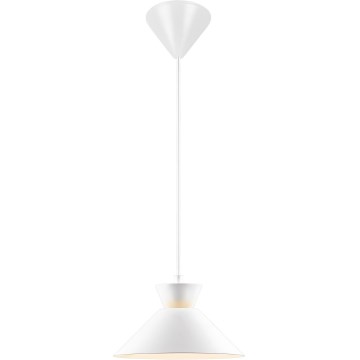 Nordlux - Lampadario a sospensione con filo DIAL 1xE27/40W/230V diametro 25 cm bianco