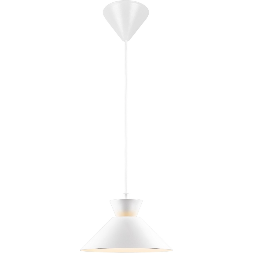 Nordlux - Lampadario a sospensione con filo DIAL 1xE27/40W/230V diametro 25 cm bianco