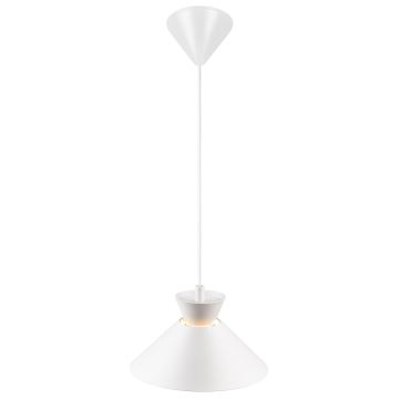 Nordlux - Lampadario a sospensione con filo DIAL 1xE27/40W/230V diametro 25 cm bianco