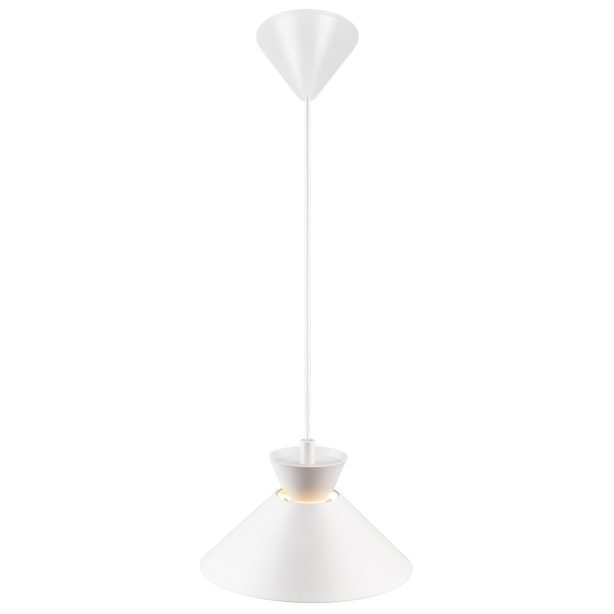 Nordlux - Lampadario a sospensione con filo DIAL 1xE27/40W/230V diametro 25 cm bianco