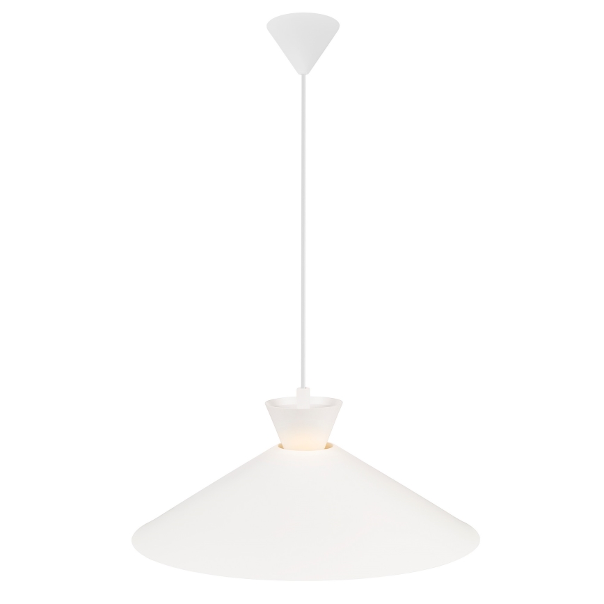 Nordlux - Lampadario a sospensione con filo DIAL 1xE27/40W/230V diametro 45 cm bianco