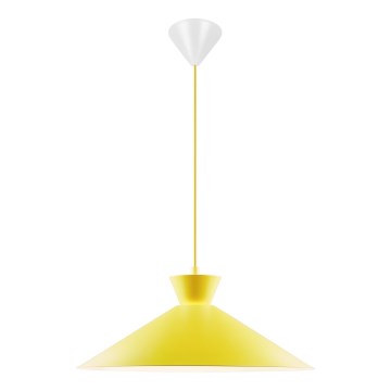 Nordlux - Lampadario a sospensione con filo DIAL 1xE27/40W/230V diametro 45 cm giallo