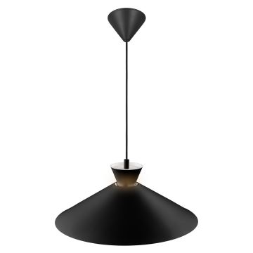 Nordlux - Lampadario a sospensione con filo DIAL 1xE27/40W/230V diametro 45 cm nero