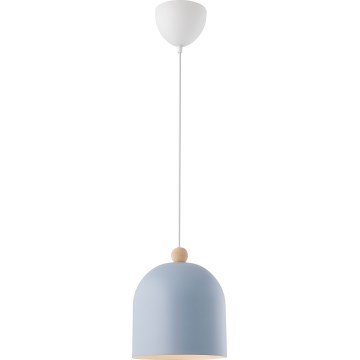 Nordlux - Lampadario a sospensione con filo GASTON 1xE27/40W/230V blu/bianco