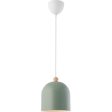 Nordlux - Lampadario a sospensione con filo GASTON 1xE27/40W/230V verde/bianco