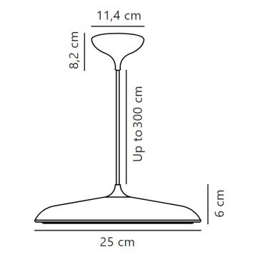 Nordlux - Lampadario a sospensione con filo LED dimmerabile ARTIST LED/14W/230V diametro 25 cm rame