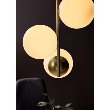 Nordlux - Lampadario a sospensione con filo LILLY 3xE14/40W/230V oro