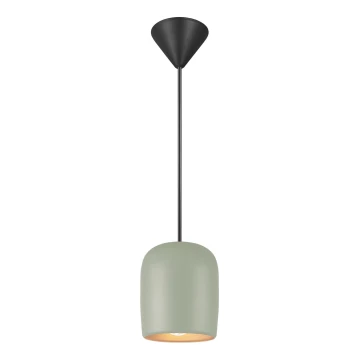 Nordlux - Lampadario a sospensione con filo NOTTI 1xE27/25W/230V verde