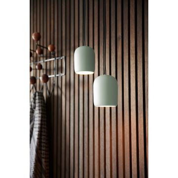 Nordlux - Lampadario a sospensione con filo NOTTI 1xE27/25W/230V verde