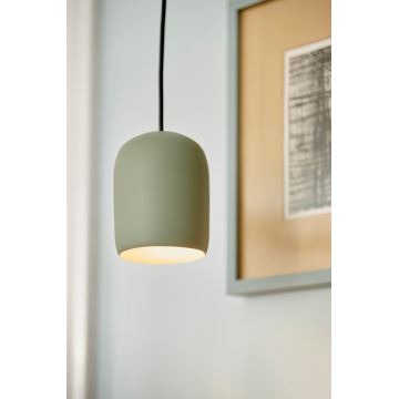 Nordlux - Lampadario a sospensione con filo NOTTI 1xE27/25W/230V verde