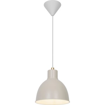 Nordlux - Lampadario a sospensione con filo POP 1xE27/40W/230V beige