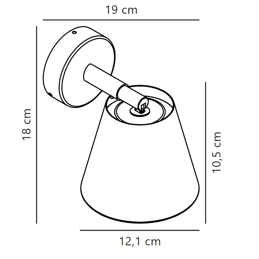 Nordlux - Luce Spot da bagno IP 1xGU10/8W/230V IP44