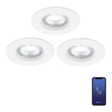 Nordlux - SET 3x LED RGB Lampada da incasso dimmerabile per bagni DON SMART LED/4,7W/230V 2200-6500K IP65