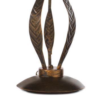ONLI - Lampada da tavolo ALGA 3xE14/6W/230V 61 cm bronzo