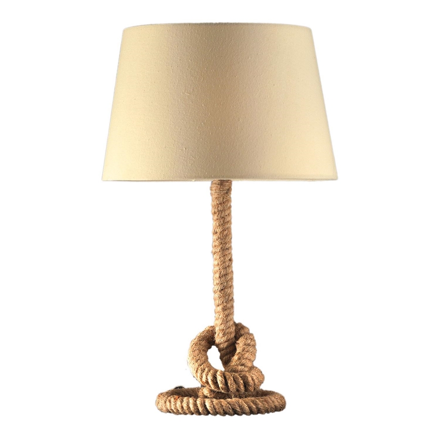 ONLI - Lampada da tavolo CORDA 1xE27/22W/230V 50 cm beige