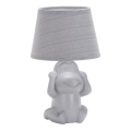 ONLI - Lampada da tavolo MONKEY 1xE14/6W/230V grigio