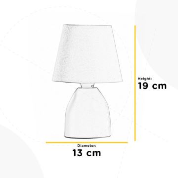 ONLI - Lampada da tavolo NANO 1xE14/6W/230V marrone 19 cm