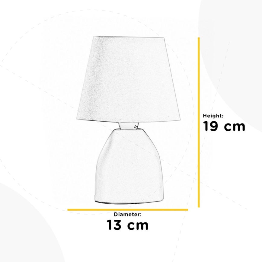ONLI - Lampada da tavolo NANO 1xE14/6W/230V marrone 19 cm