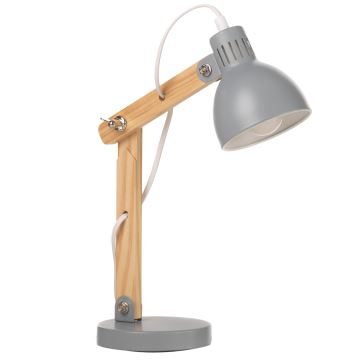 ONLI - Lampada da tavolo NORA 1xE14/6W/230V grigio