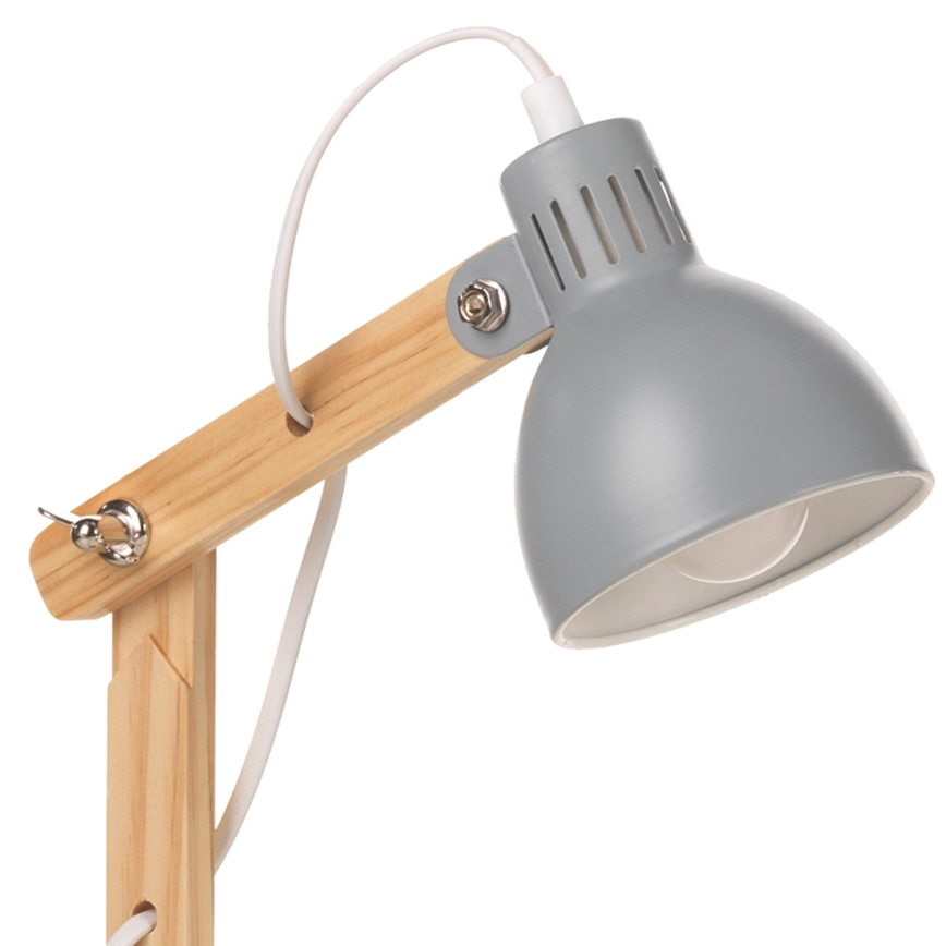 ONLI - Lampada da tavolo NORA 1xE14/6W/230V grigio