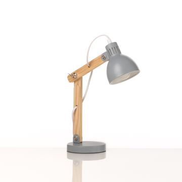 ONLI - Lampada da tavolo NORA 1xE14/6W/230V grigio