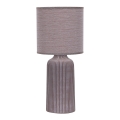 ONLI - Lampada da tavolo SHELLY 1xE27/22W/230V marrone 45 cm