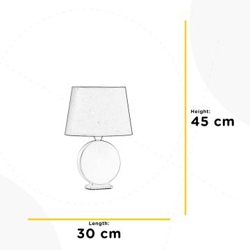 ONLI - Lampada da tavolo ZEN 1xE27/22W/230V 46 cm