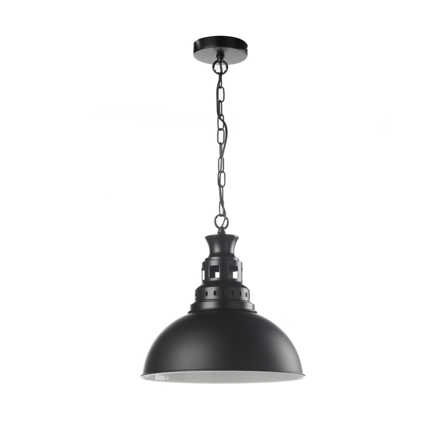 ONLI - Lampadario a sospensione con catena ISTANBUL 1xE27/22W/230V nero