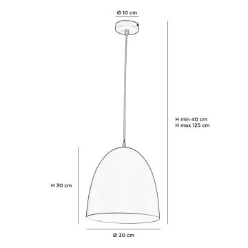 ONLI - Lampadario a sospensione con filo AMBETA 1xE14/6W/230V blu