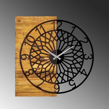 Orologio da parete 57x58 cm 1xAA legno/metallo