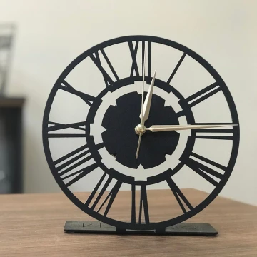 Orologio da tavolo 20 cm 1xAA nero