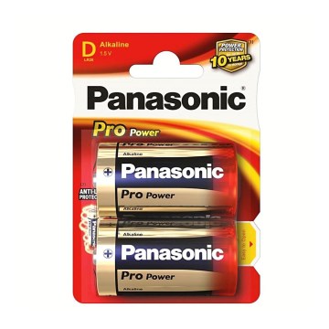 Panasonic LR20 PPG - 2pz batterie alcaline D Pro Power 1,5V