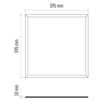 Pannello LED da incasso PROFI PLUS LED/40W/230V CRI 90