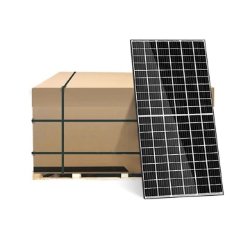 Pannello solare fotovoltaico LEAPTON 410Wp telaio nero IP68 Half Cut - pallet 36 pz