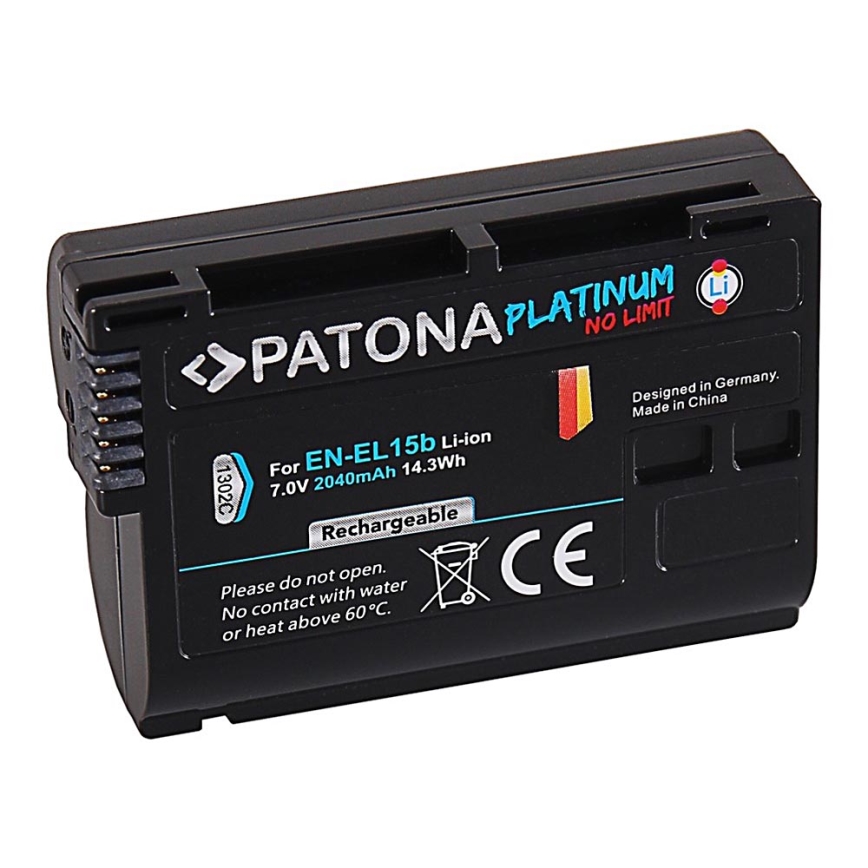 PATONA - Bateria Nikon EN-EL15B 2040mAh Li-Ion Platinum
