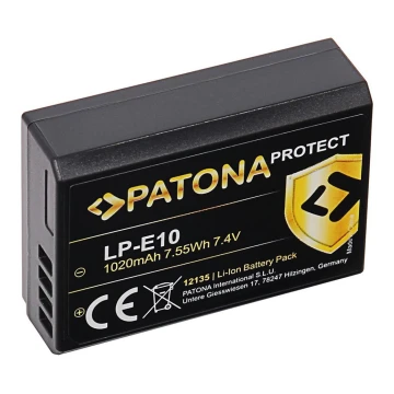 PATONA - Batteria Canon LP-E10 1020mAh Li-Ion Protect