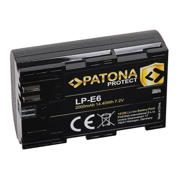 PATONA - Batteria Canon LP-E6 2000mAh Li-Ion Protect