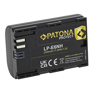 PATONA - Batteria Canon LP-E6NH 2400mAh Li-Ion Protect EOS R5/R6