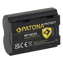 PATONA - Batteria Fuji NP-W235 2400mAh Li-Ion 7,2V Protect X-T4